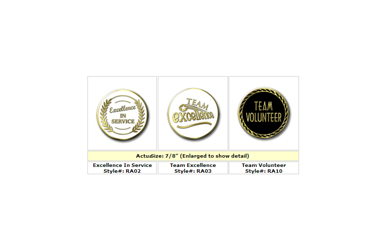 Volunteer Recognition Pins Volunteer Recognition Pins